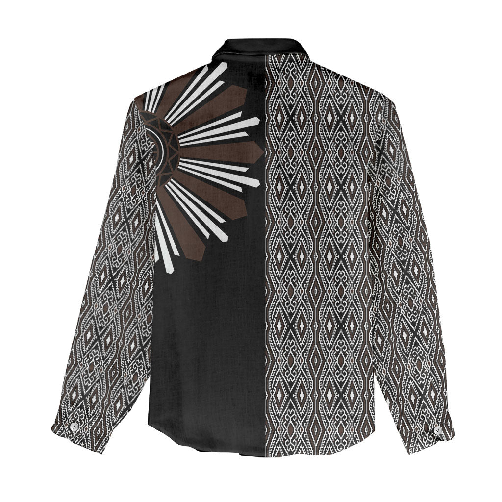 Mabuhay Philippines Festival Women Casual Shirt Araw Tnalak Modern Filipiniana Inspired