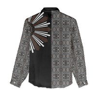 Mabuhay Philippines Festival Women Casual Shirt Araw Tnalak Modern Filipiniana Inspired