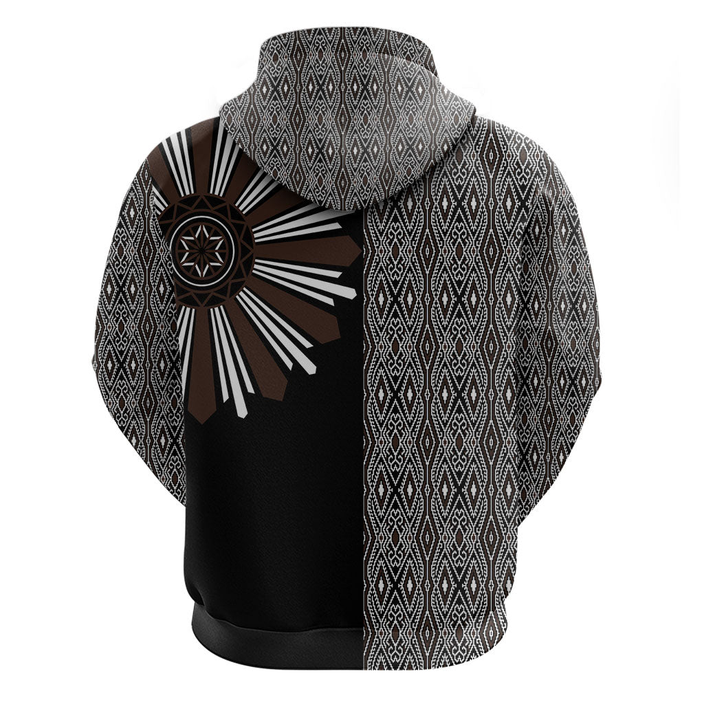 Mabuhay Philippines Festival Zip Hoodie Araw Tnalak Modern Filipiniana Inspired