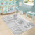 Samoa White Sunday Area Rug Manuia le Aso Sa o Tamaiti Polynesian Plumeria - Wonder Print Shop