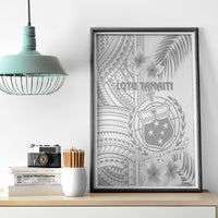 Samoa White Sunday Canvas Wall Art Manuia le Aso Sa o Tamaiti Polynesian Plumeria - Wonder Print Shop