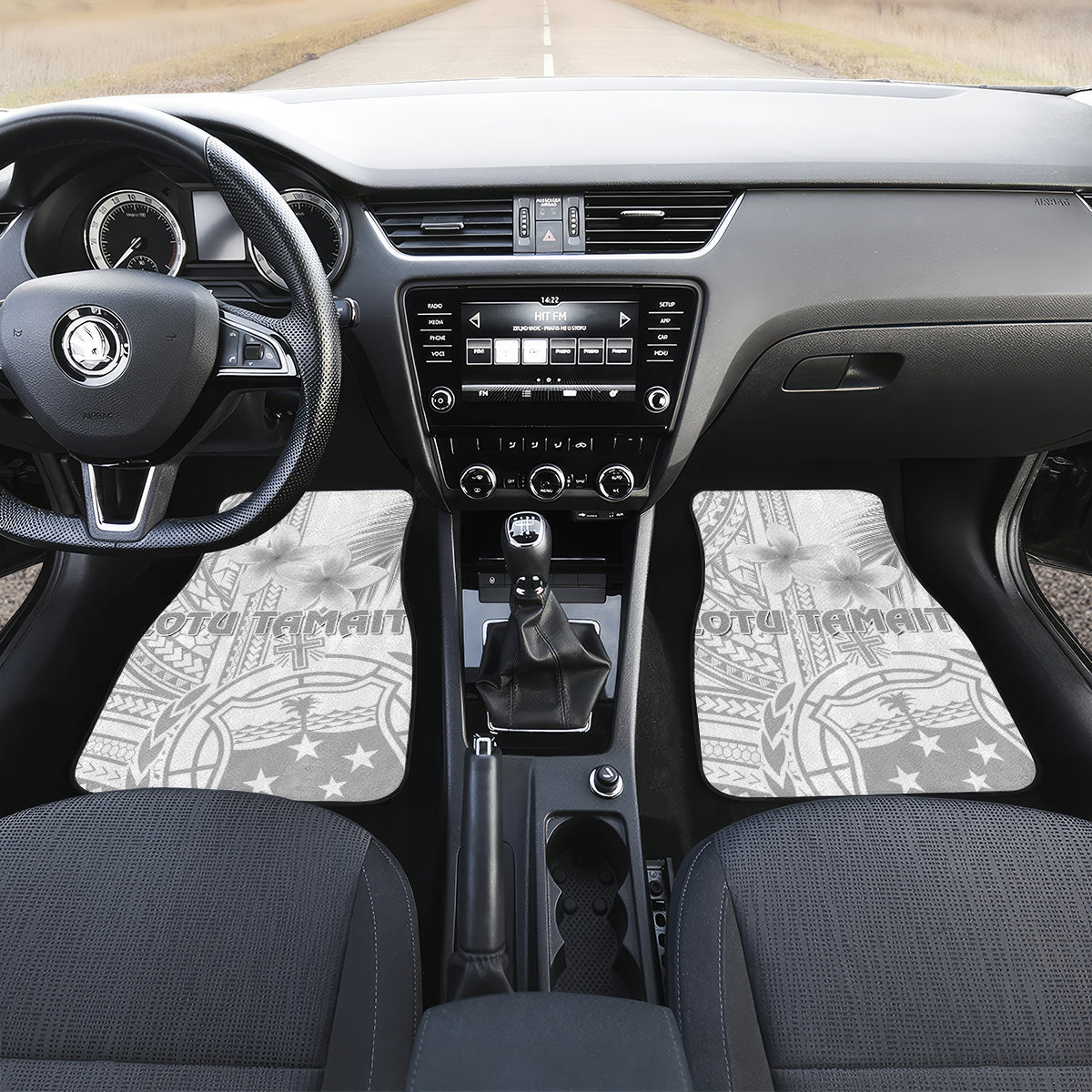 Samoa White Sunday Car Mats Manuia le Aso Sa o Tamaiti Polynesian Plumeria - Wonder Print Shop