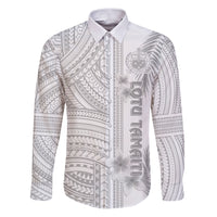 Samoa White Sunday Family Matching Puletasi Dress and Hawaiian Shirt Manuia le Aso Sa o Tamaiti Polynesian Plumeria - Wonder Print Shop