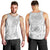 Samoa White Sunday Men Tank Top Manuia le Aso Sa o Tamaiti Polynesian Plumeria - Wonder Print Shop