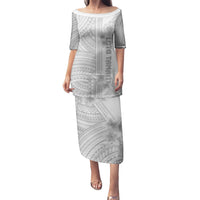 Samoa White Sunday Puletasi Manuia le Aso Sa o Tamaiti Polynesian Plumeria - Wonder Print Shop