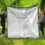 Samoa White Sunday Quilt Manuia le Aso Sa o Tamaiti Polynesian Plumeria - Wonder Print Shop
