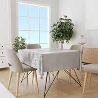 Samoa White Sunday Tablecloth Manuia le Aso Sa o Tamaiti Polynesian Plumeria - Wonder Print Shop