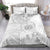 Personalised Samoa White Sunday Bedding Set Manuia le Aso Sa o Tamaiti Polynesian Plumeria - Wonder Print Shop