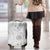 Personalised Samoa White Sunday Luggage Cover Manuia le Aso Sa o Tamaiti Polynesian Plumeria - Wonder Print Shop