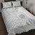 Personalised Samoa White Sunday Quilt Bed Set Manuia le Aso Sa o Tamaiti Polynesian Plumeria - Wonder Print Shop