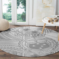 personalised-samoa-white-sunday-round-carpet-manuia-le-aso-sa-o-tamaiti-polynesian-plumeria