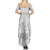 Personalised Samoa White Sunday Summer Maxi Dress Manuia le Aso Sa o Tamaiti Polynesian Plumeria - Wonder Print Shop