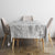 Personalised Samoa White Sunday Tablecloth Manuia le Aso Sa o Tamaiti Polynesian Plumeria - Wonder Print Shop