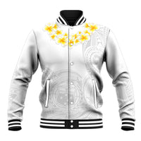 Samoa White Sunday Baseball Jacket Lotu Tamaiti 2023 With Coat Of Arms - Wonder Print Shop
