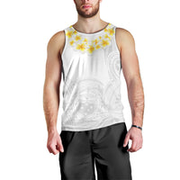 Samoa White Sunday Men Tank Top Lotu Tamaiti 2023 With Coat Of Arms - Wonder Print Shop