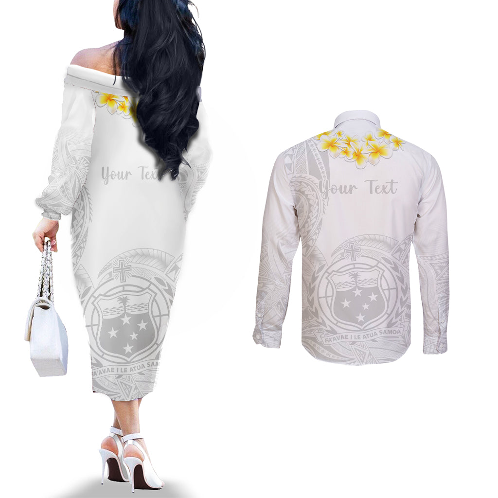 personalised-samoa-white-sunday-couples-matching-off-the-shoulder-long-sleeve-dress-and-long-sleeve-button-shirts-lotu-tamaiti-2023-with-coat-of-arms