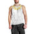 Personalised Samoa White Sunday Men Tank Top Lotu Tamaiti 2023 With Coat Of Arms - Wonder Print Shop