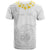 Personalised Samoa White Sunday T Shirt Lotu Tamaiti 2023 With Coat Of Arms - Wonder Print Shop