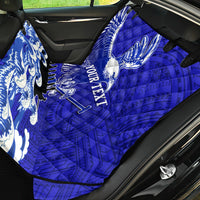 Personalised American Samoa Fautasi Race Back Car Seat Cover Eagle With Polynesian Pattern - Wonder Print Shop
