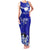 Personalised American Samoa Fautasi Race Family Matching Tank Maxi Dress and Hawaiian Shirt Eagle With Polynesian Pattern - Wonder Print Shop