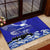 Personalised American Samoa Fautasi Race Rubber Doormat Eagle With Polynesian Pattern - Wonder Print Shop