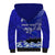 Personalised American Samoa Fautasi Race Sherpa Hoodie Eagle With Polynesian Pattern - Wonder Print Shop