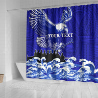 personalised-american-samoa-fautasi-race-shower-curtain-eagle-with-polynesian-pattern