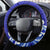 American Samoa Fautasi Race Steering Wheel Cover Eagle With Polynesian Pattern - Wonder Print Shop
