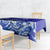 Personalised American Samoa Fautasi Race Tablecloth Eagle With Polynesian Pattern - Wonder Print Shop