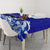 Personalised American Samoa Fautasi Race Tablecloth Eagle With Polynesian Pattern - Wonder Print Shop