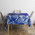 Personalised American Samoa Fautasi Race Tablecloth Eagle With Polynesian Pattern - Wonder Print Shop