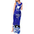 Personalised American Samoa Fautasi Race Tank Maxi Dress Eagle With Polynesian Pattern - Wonder Print Shop