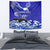 Personalised American Samoa Fautasi Race Tapestry Eagle With Polynesian Pattern - Wonder Print Shop