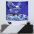 Personalised American Samoa Fautasi Race Tapestry Eagle With Polynesian Pattern - Wonder Print Shop