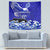 Personalised American Samoa Fautasi Race Tapestry Eagle With Polynesian Pattern - Wonder Print Shop