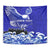 Personalised American Samoa Fautasi Race Tapestry Eagle With Polynesian Pattern - Wonder Print Shop