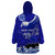 Personalised American Samoa Fautasi Race Wearable Blanket Hoodie Eagle With Polynesian Pattern - Wonder Print Shop