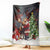 Christmas Canada Blanket Merry Moose-Mas Santa Hugging A Moose