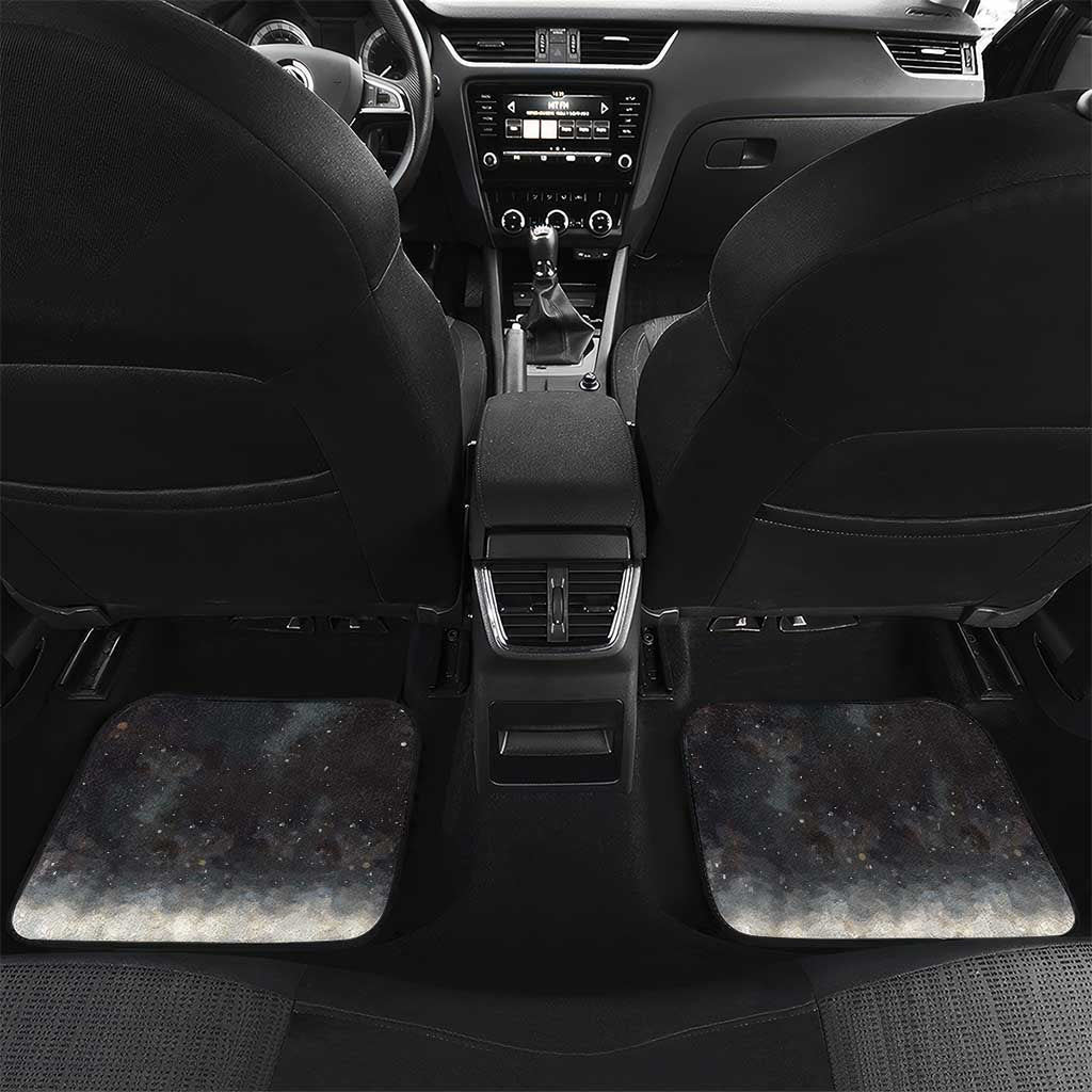 Christmas Canada Car Mats Merry Moose-Mas Santa Hugging A Moose - Wonder Print Shop