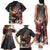 Christmas Canada Family Matching Tank Maxi Dress and Hawaiian Shirt Merry Moose-Mas Santa Hugging A Moose - Wonder Print Shop