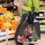 Christmas Canada Grocery Bag Merry Moose-Mas Santa Hugging A Moose