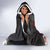 Christmas Canada Hooded Blanket Merry Moose-Mas Santa Hugging A Moose