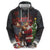 Christmas Canada Hoodie Merry Moose-Mas Santa Hugging A Moose - Wonder Print Shop