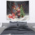 Christmas Canada Tapestry Merry Moose-Mas Santa Hugging A Moose - Wonder Print Shop