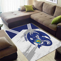 Bosnia and Herzegovina Football Custom Area Rug Go Zmajevi Mi smo uz vas White Version - Wonder Print Shop
