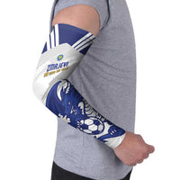 Bosnia and Herzegovina Football Custom Arm Sleeves Go Zmajevi Mi smo uz vas White Version - Wonder Print Shop