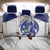 Bosnia and Herzegovina Football Custom Back Car Seat Cover Go Zmajevi Mi smo uz vas White Version - Wonder Print Shop