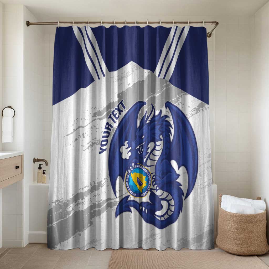 Bosnia and Herzegovina Football Custom Bathroom Set Go Zmajevi Mi smo uz vas White Version - Wonder Print Shop