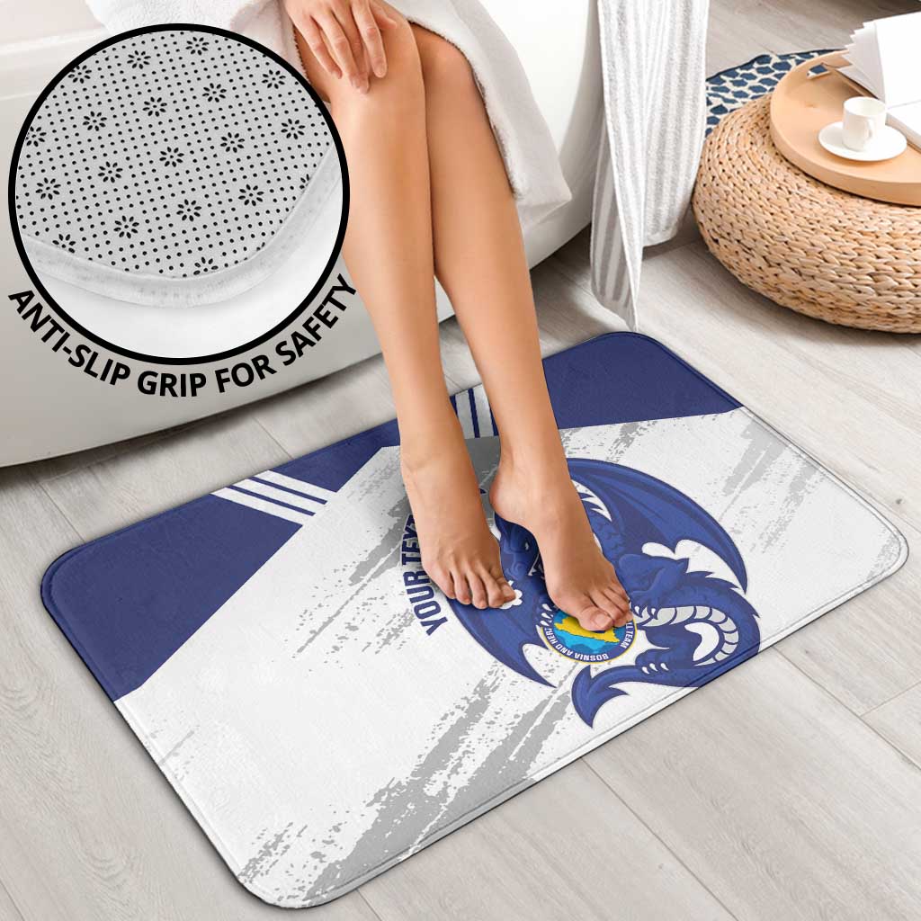 Bosnia and Herzegovina Football Custom Bathroom Set Go Zmajevi Mi smo uz vas White Version - Wonder Print Shop