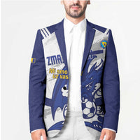 Bosnia and Herzegovina Football Custom Blazer Go Zmajevi Mi smo uz vas White Version - Wonder Print Shop